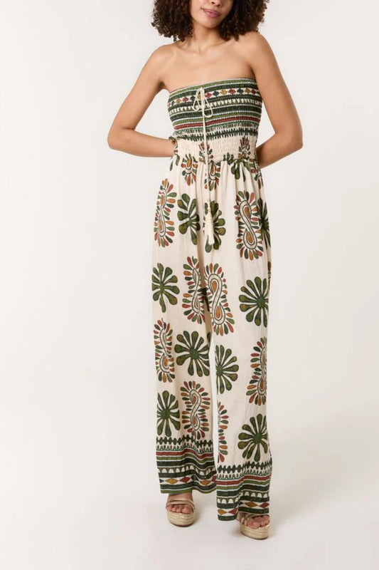 Amara Bandaeu Strapless Jumpsuit