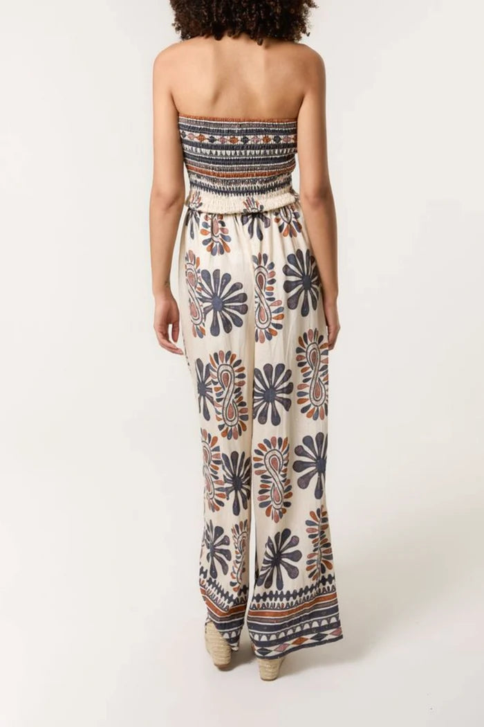 Amara Bandaeu Strapless Jumpsuit