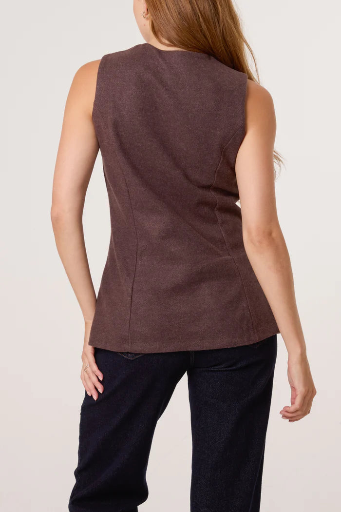 Viola Buttoned Waistcoat