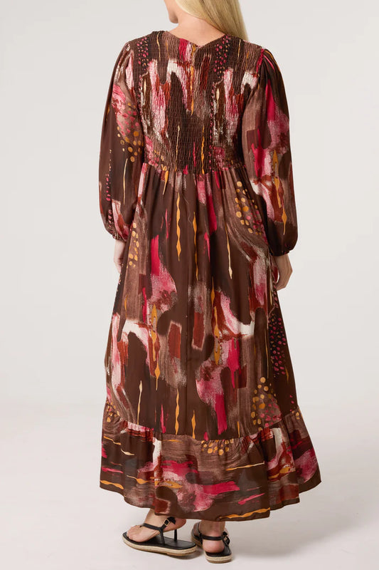 Celeste Eclipse Long Sleeve Dress