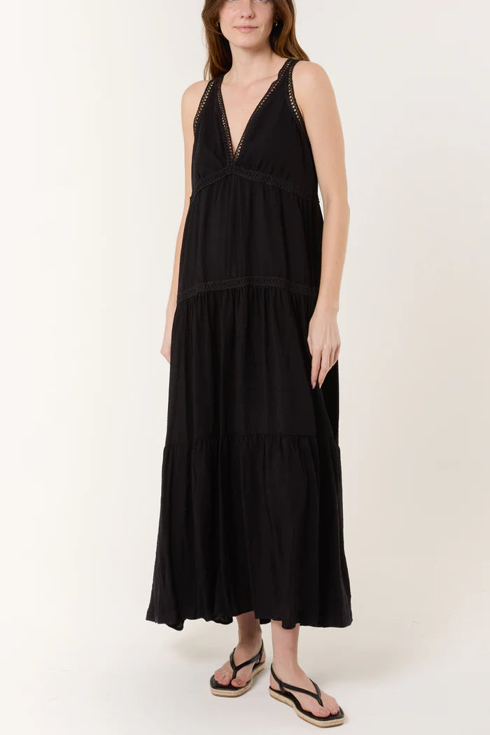 Amaléa Laced Detailed Ankle Length Dress