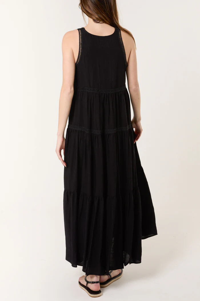 Amaléa Laced Detailed Ankle Length Dress
