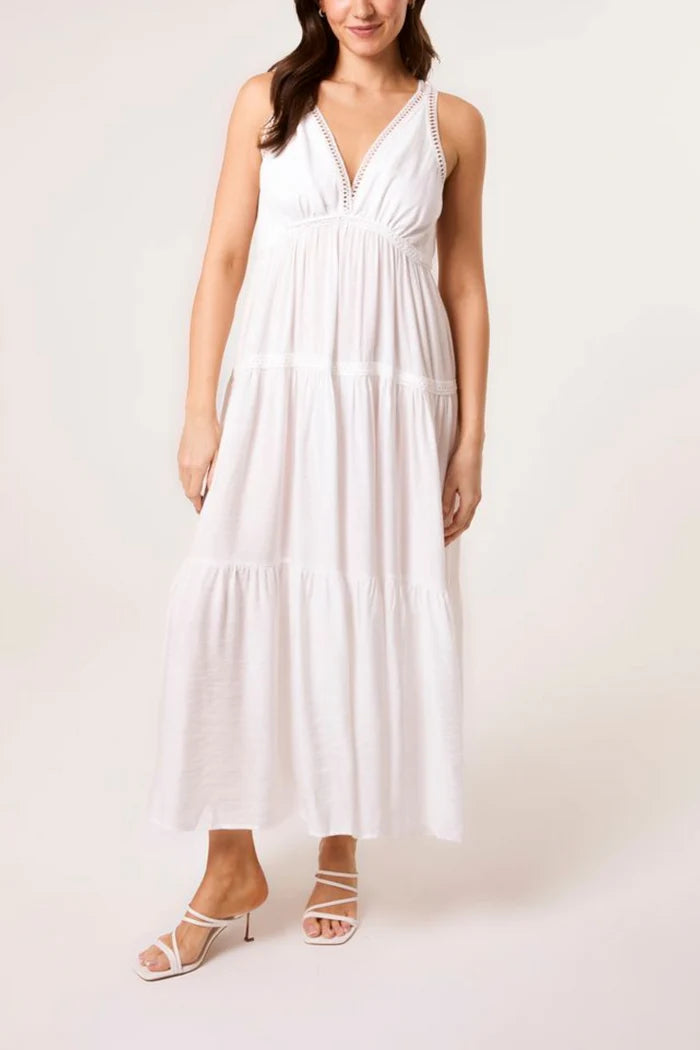 Amaléa Laced Detailed Ankle Length Dress