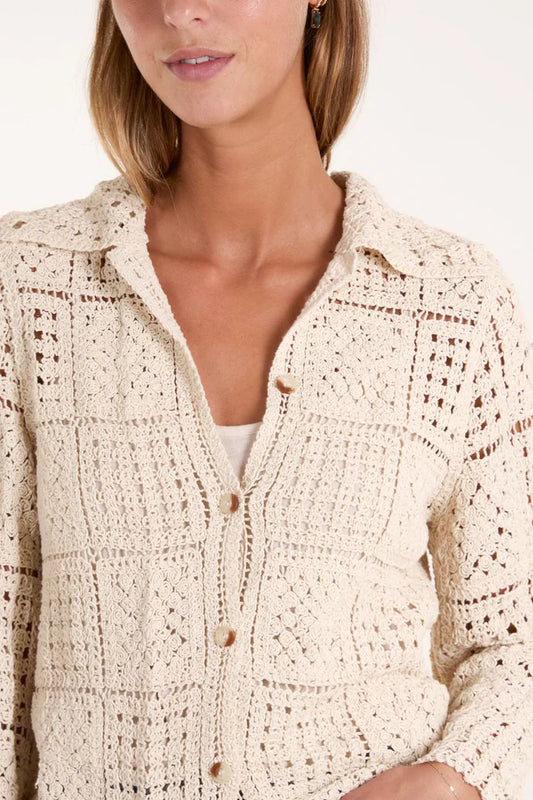 Isla Square Crochet Shirt