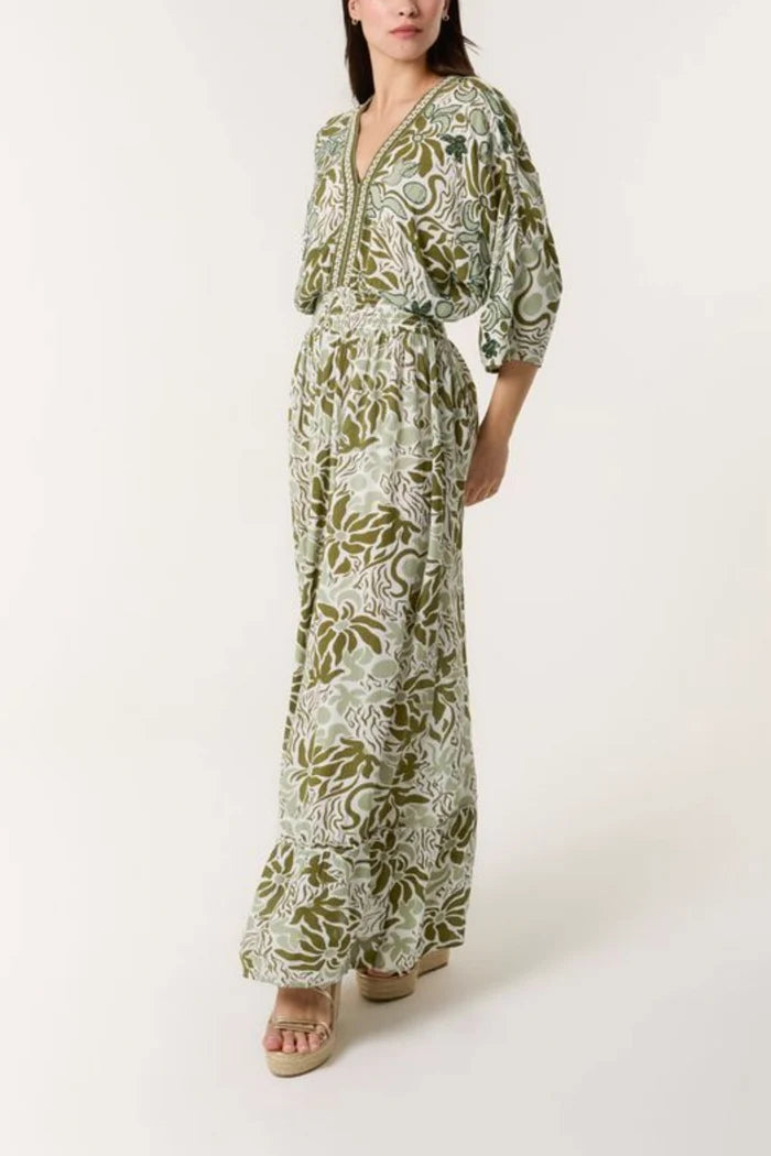 Willow V Front & Back Maxi Dress