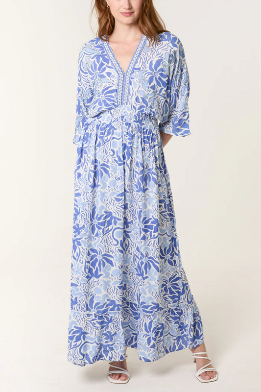 Willow V Front & Back Maxi Dress