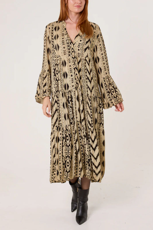 Zahra Tiered Tunic Dress