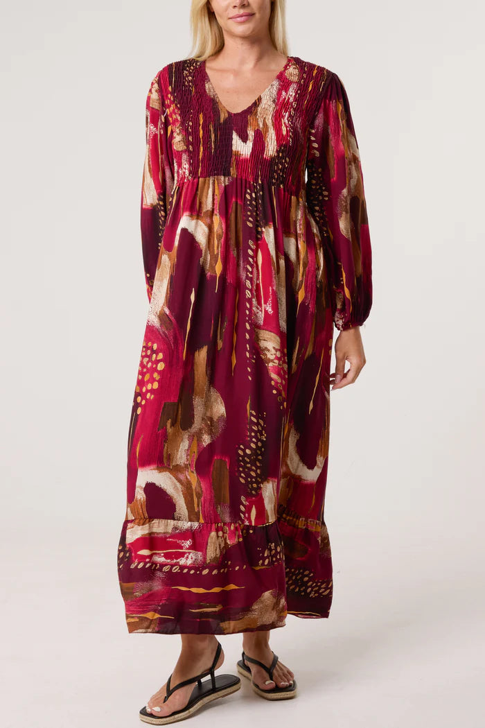 Celeste Eclipse Long Sleeve Dress