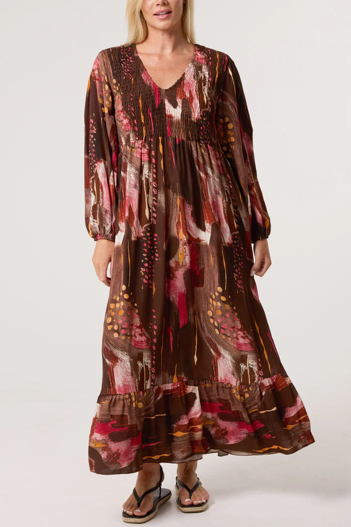 Celeste Eclipse Long Sleeve Dress