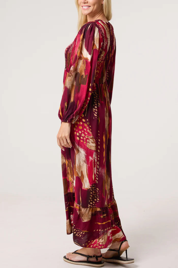 Celeste Eclipse Long Sleeve Dress