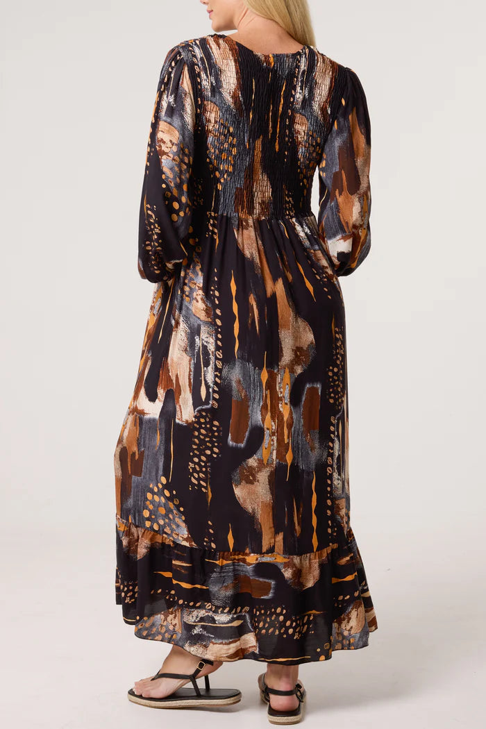 Celeste Eclipse Long Sleeve Dress