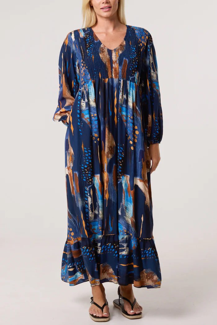 Celeste Eclipse Long Sleeve Dress