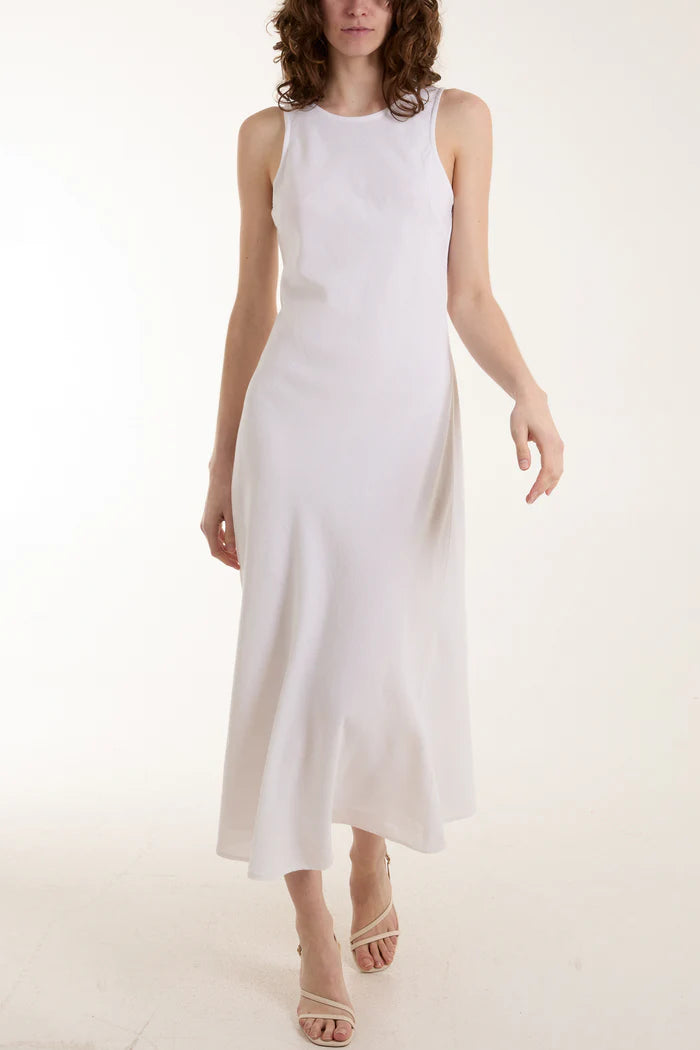 Ivy Bias Cut Midi Dress