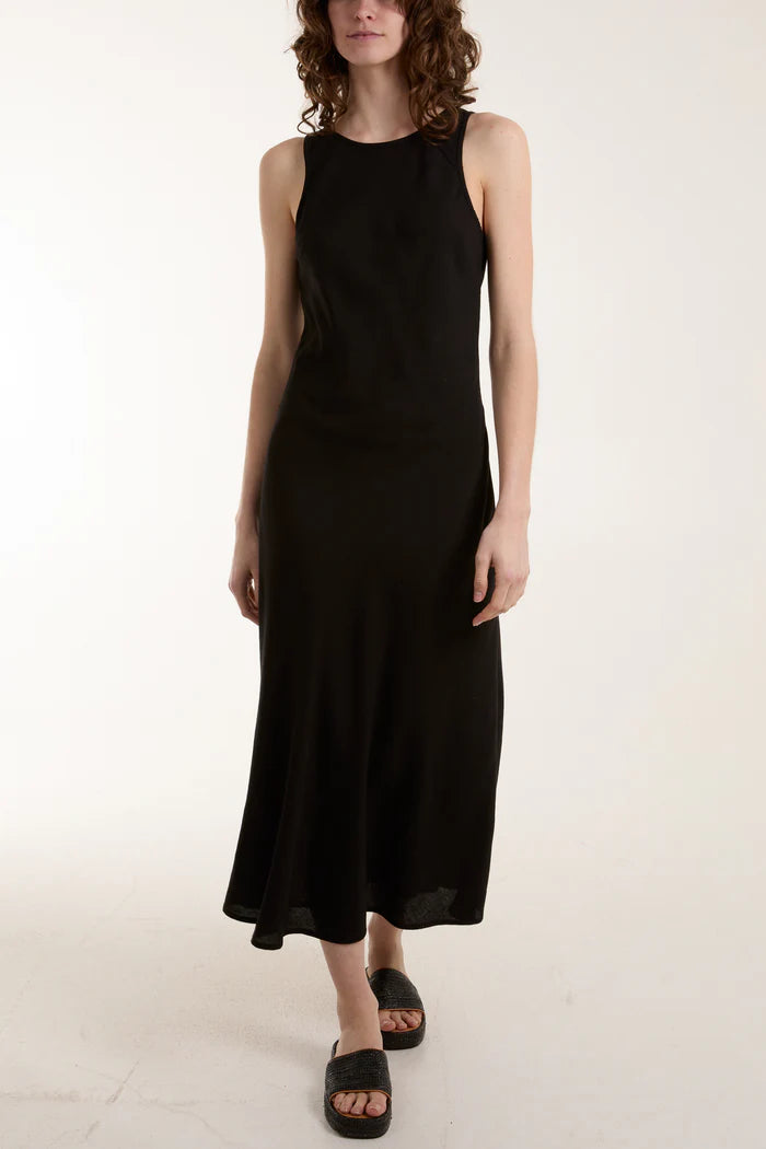 Ivy Bias Cut Midi Dress