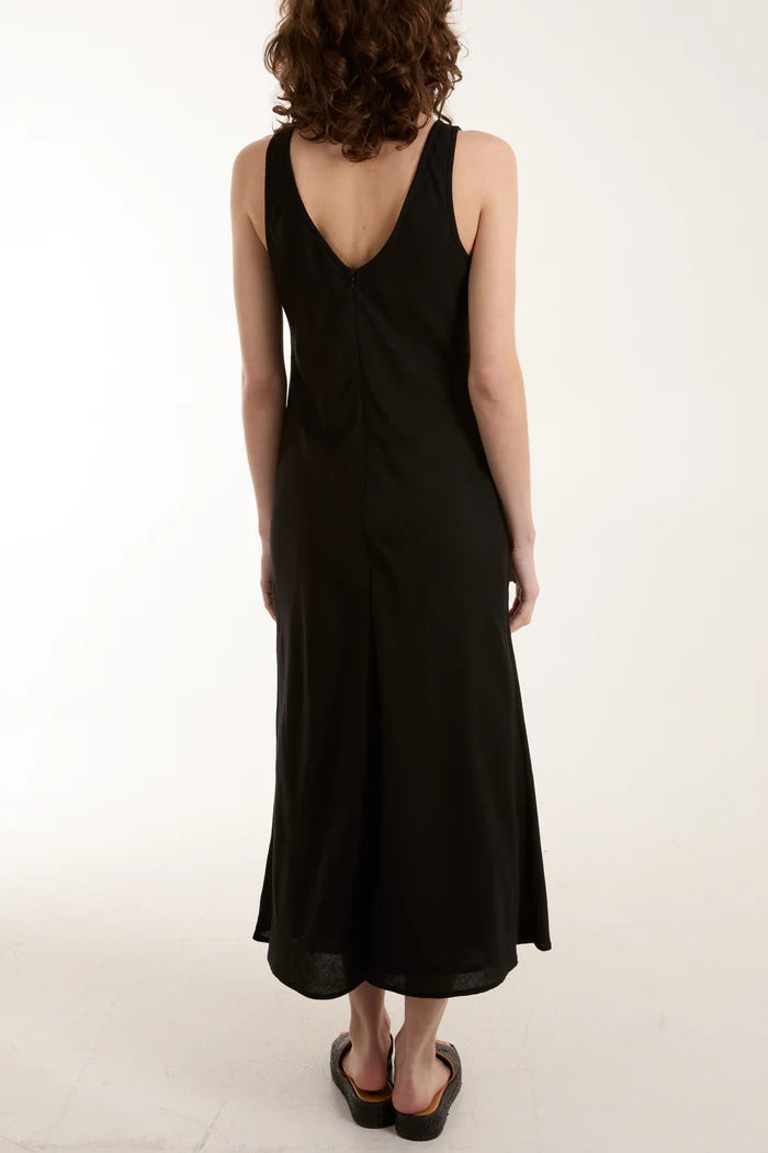 Ivy Bias Cut Midi Dress